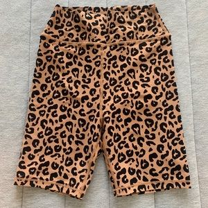 NOWT Whitefox Boutique Leopard Biker Shorts